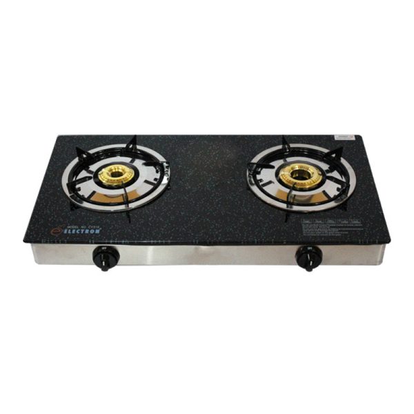 Glass Top 2 Burners Gas Stove